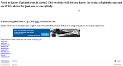 Desktop Screenshot of isgithubdown.com