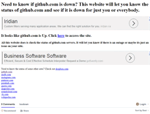 Tablet Screenshot of isgithubdown.com
